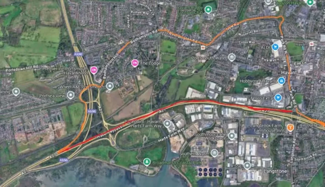 A27 Havant Bypass faces five-night closure