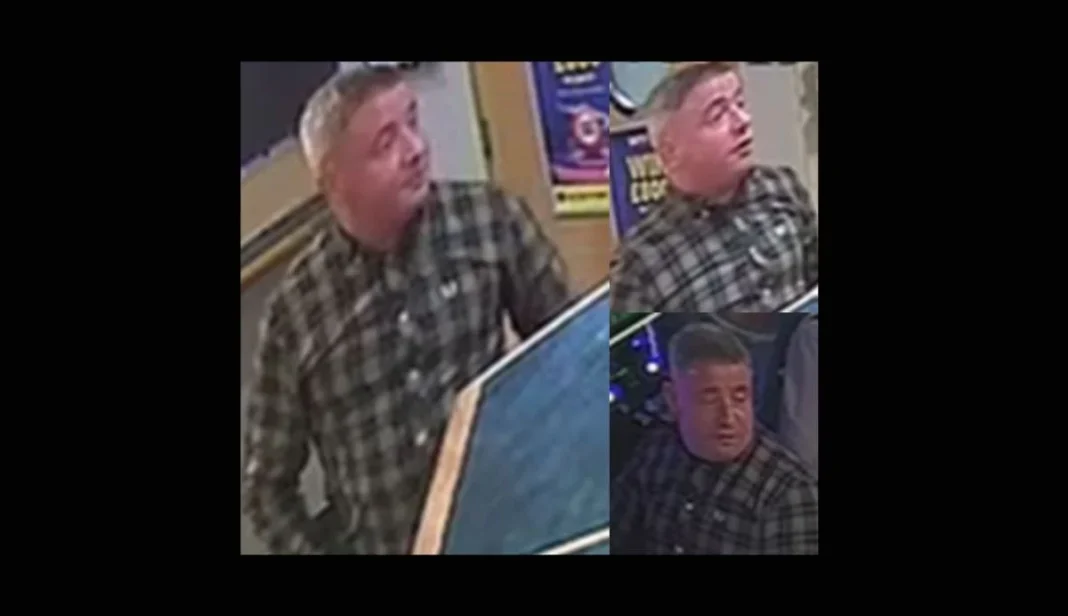 Farnborough betting shop assault CCTV