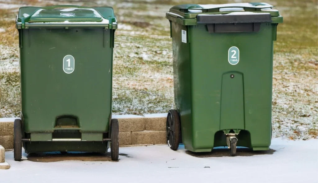 Green bins are rejected in their thousands annually due to residents placing inappropriate items inside them