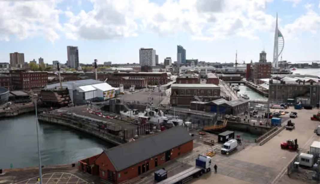 Navy gun trial Portsmouth harbour exclusion zone