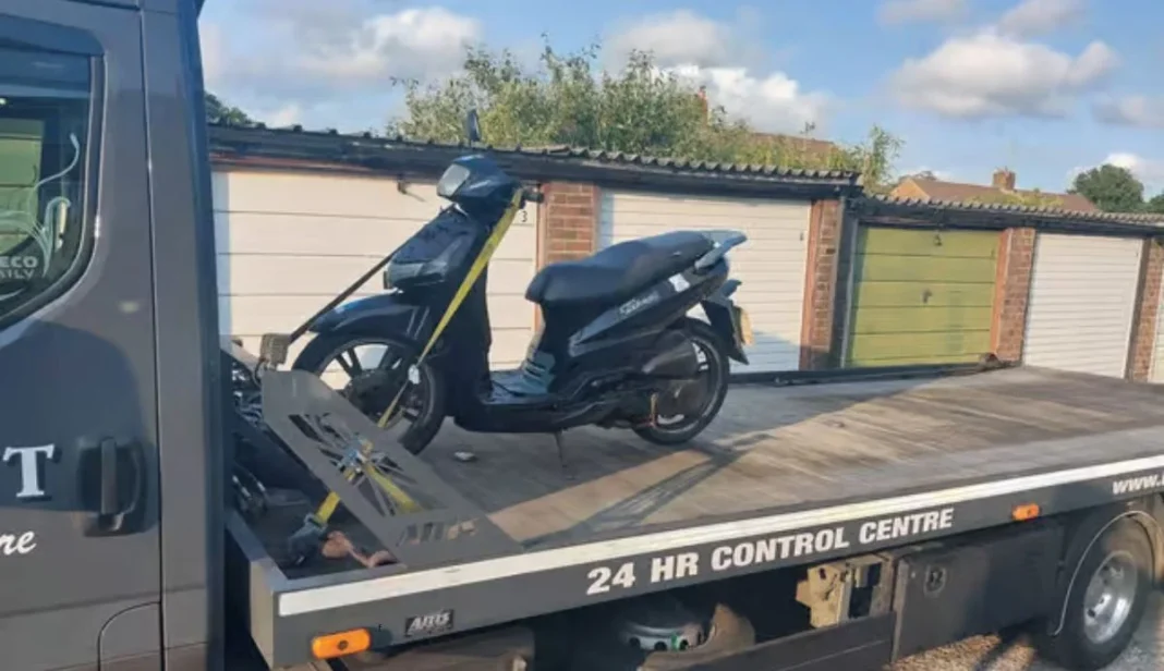 Police Seize Moped in Waterlooville Crackdown