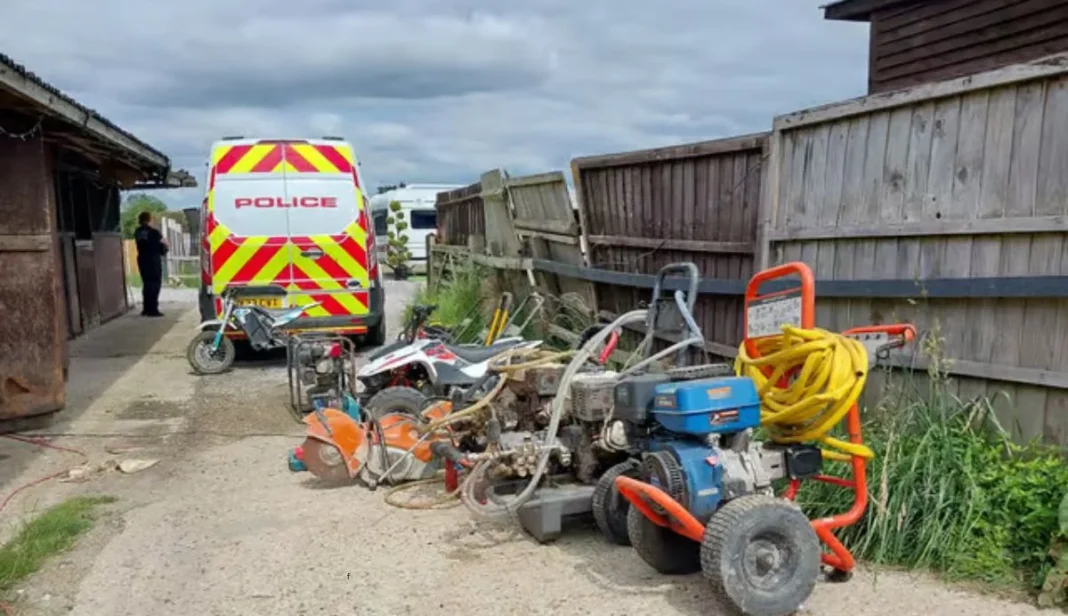 Police operation in Denmead