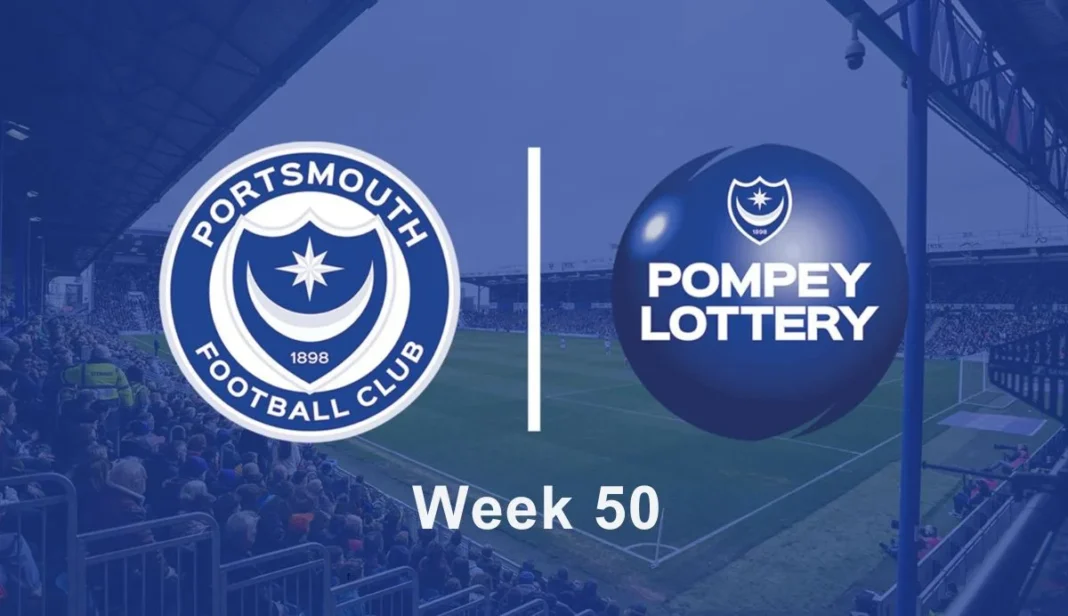 Week 50 Pompey Lottery Results £4,200 Jackpot Rollover