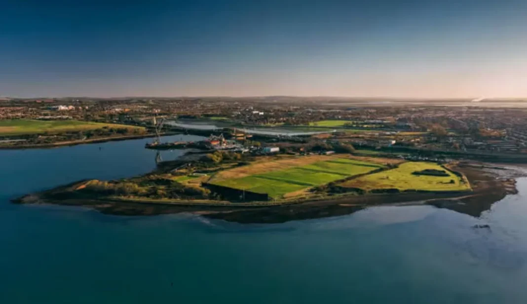 West site aerial view