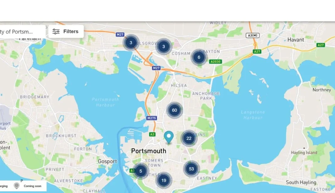 Portsmouth powers up first wave of new EV chargepoints now live