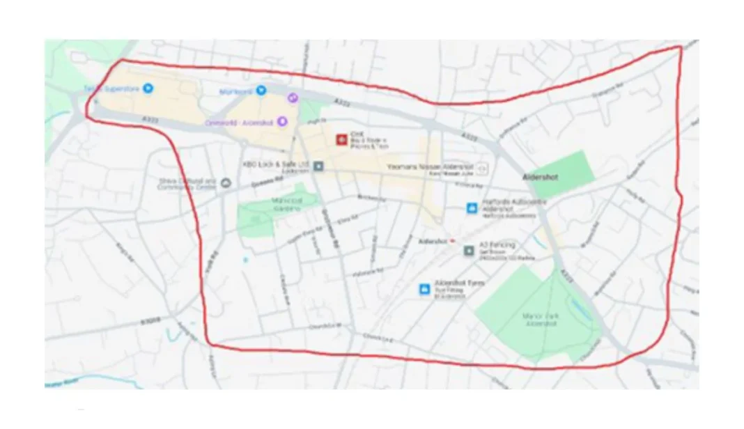Aldershot v Woking police