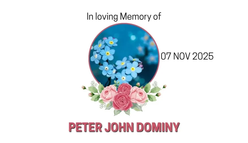 Peter John Dominy Obituary