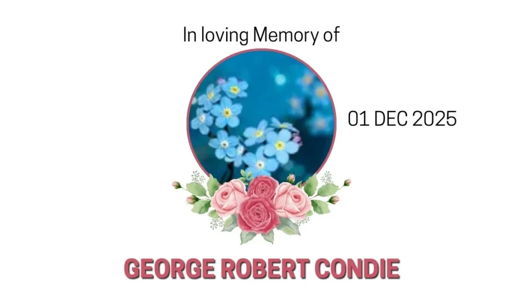 George Robert Condie Obituary