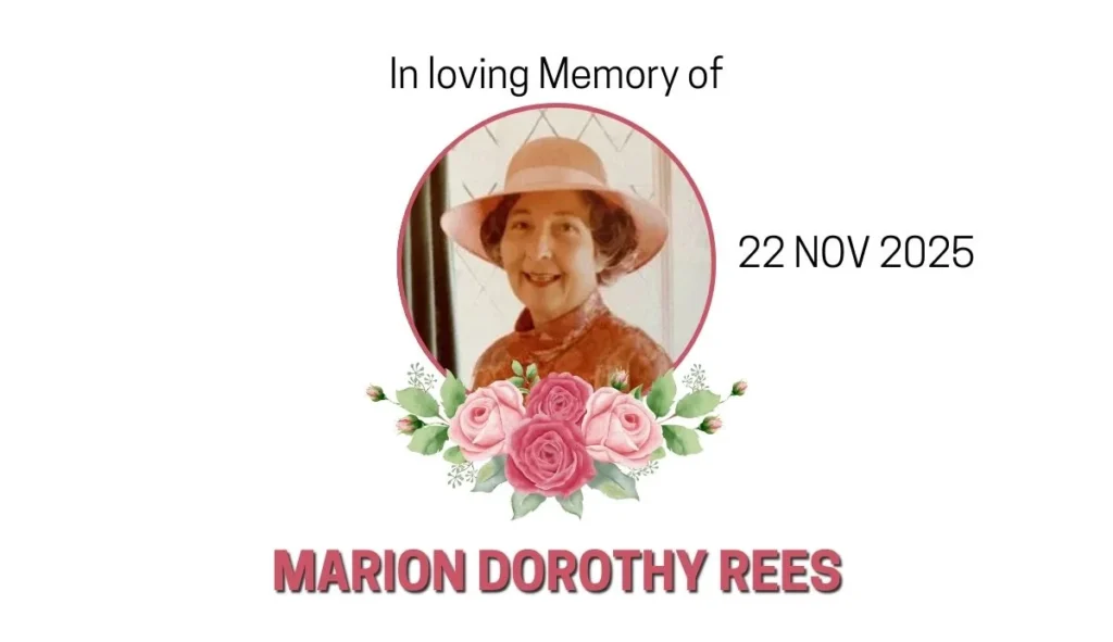 Marion Dorothy Rees Obituary