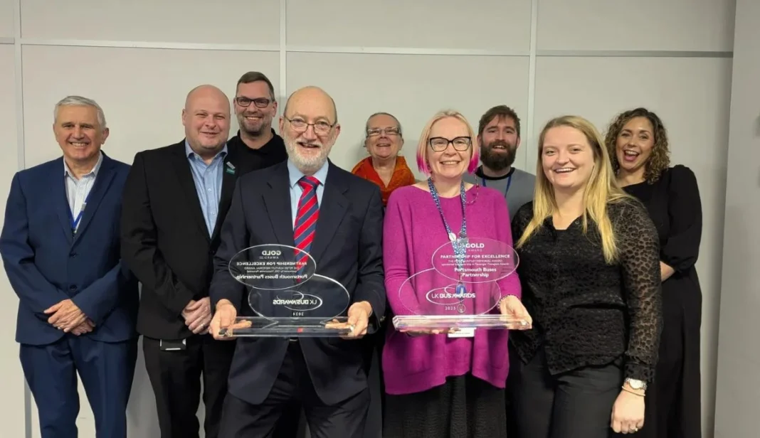Portsmouth Buses Partnership top industry award