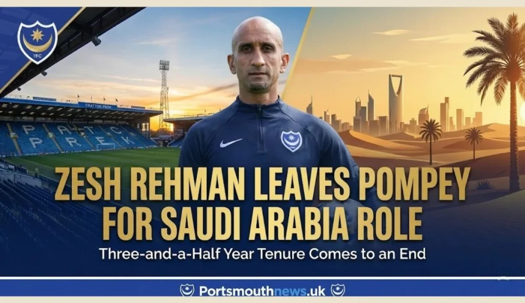 Zesh Rehman Leaves Pompey