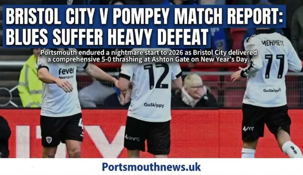 Bristol City V Pompey Match Report