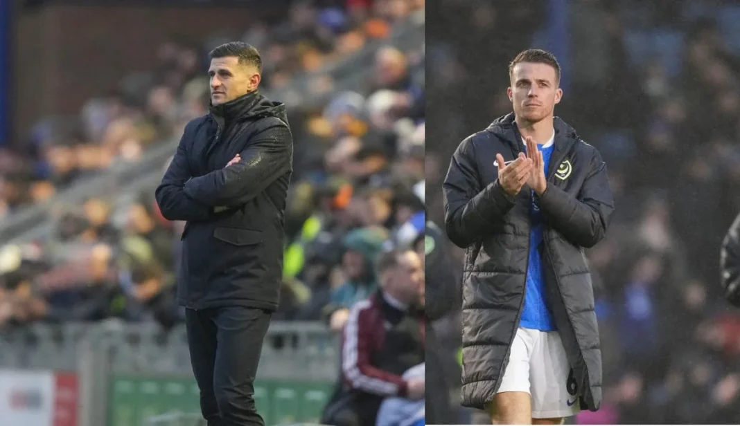 Pompey loss v arsenal